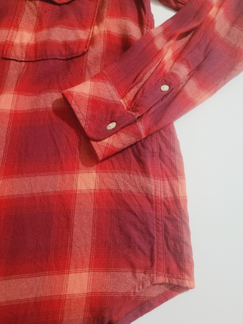 GAP Pendleton Collaboration Plaid Button Front Shirt Woman Small Red Outdoors - Picture 11 of 11